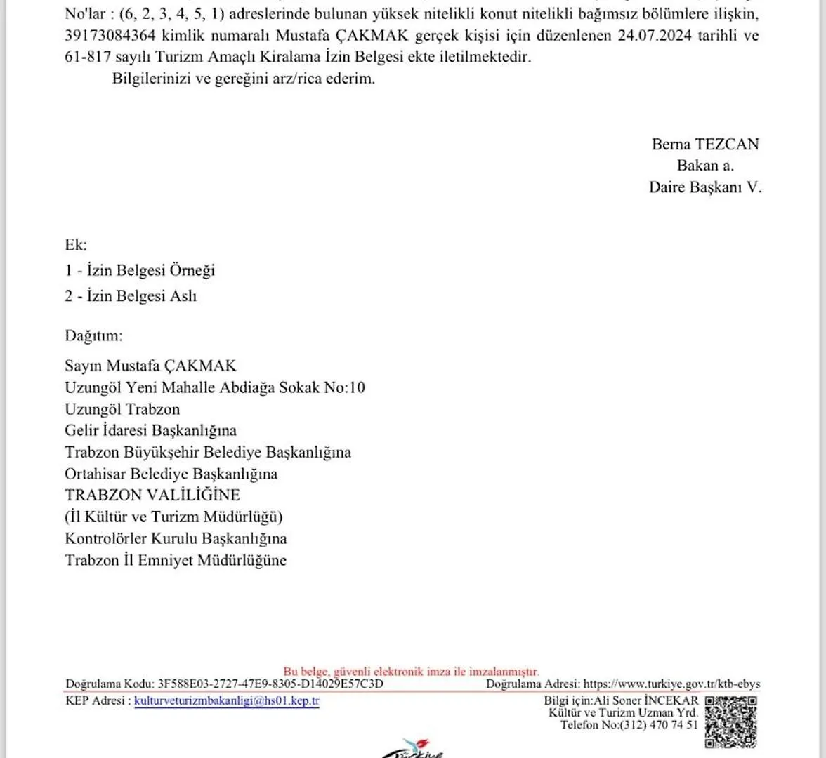 Osmanli Suite Airport contacts